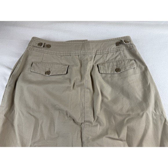 Eddie Bauer Legend Linden Skirt Women's Size 10 Tall Khaki Beige Maxi - Picture 14 of 16